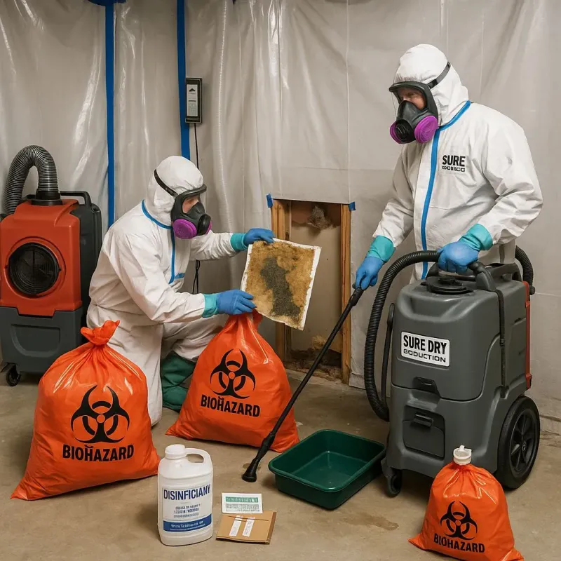 Contaminated Water Handling Protocols process in Council Grove, KS